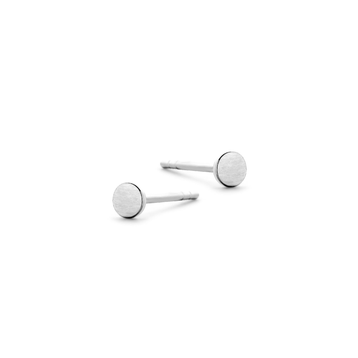 Obsession Ohrstecker von SpiritIcons aus 925 Silber für Damen, Ø 3,2mm, silberfarben, eleganter Ohrschmuck