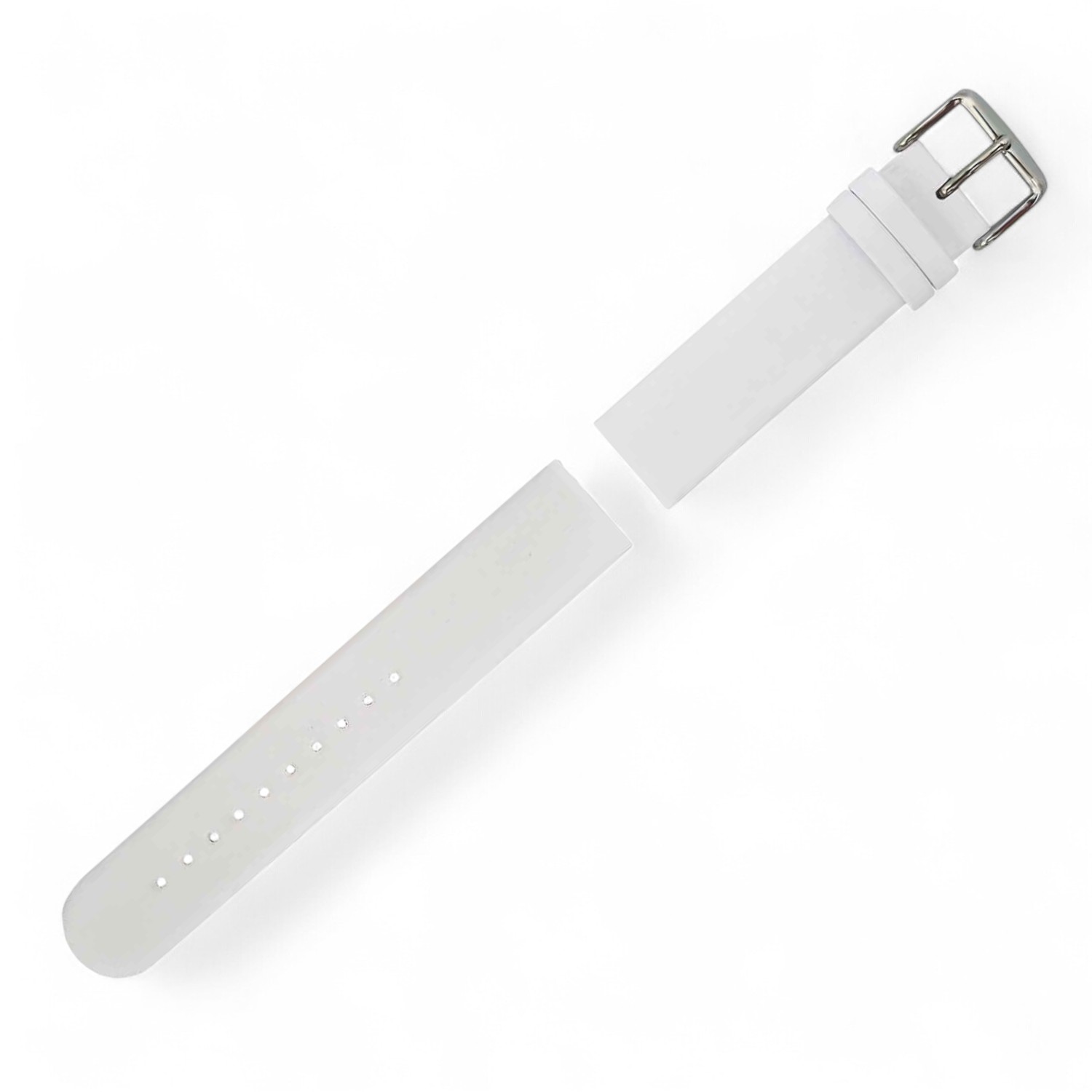 Schmidt Apfel-Vegan Uhrband weiß 18mm für Herren & Damen – widerstandsfähig aus Apfelfasern