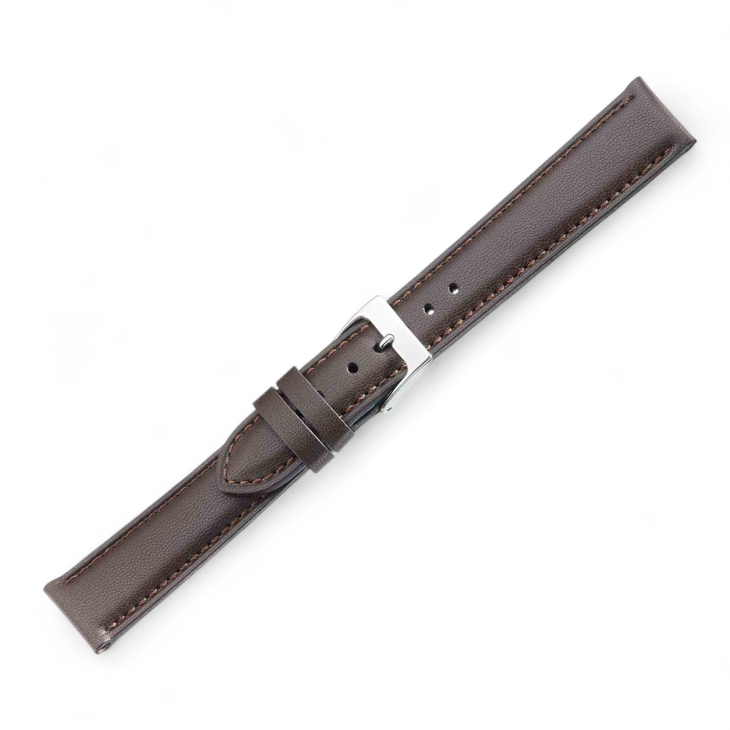 Italo-Vegan Uhrenarmband braun von Schmidt aus recyceltem Kunststoff und Korkeiche, 18mm breit, unisex