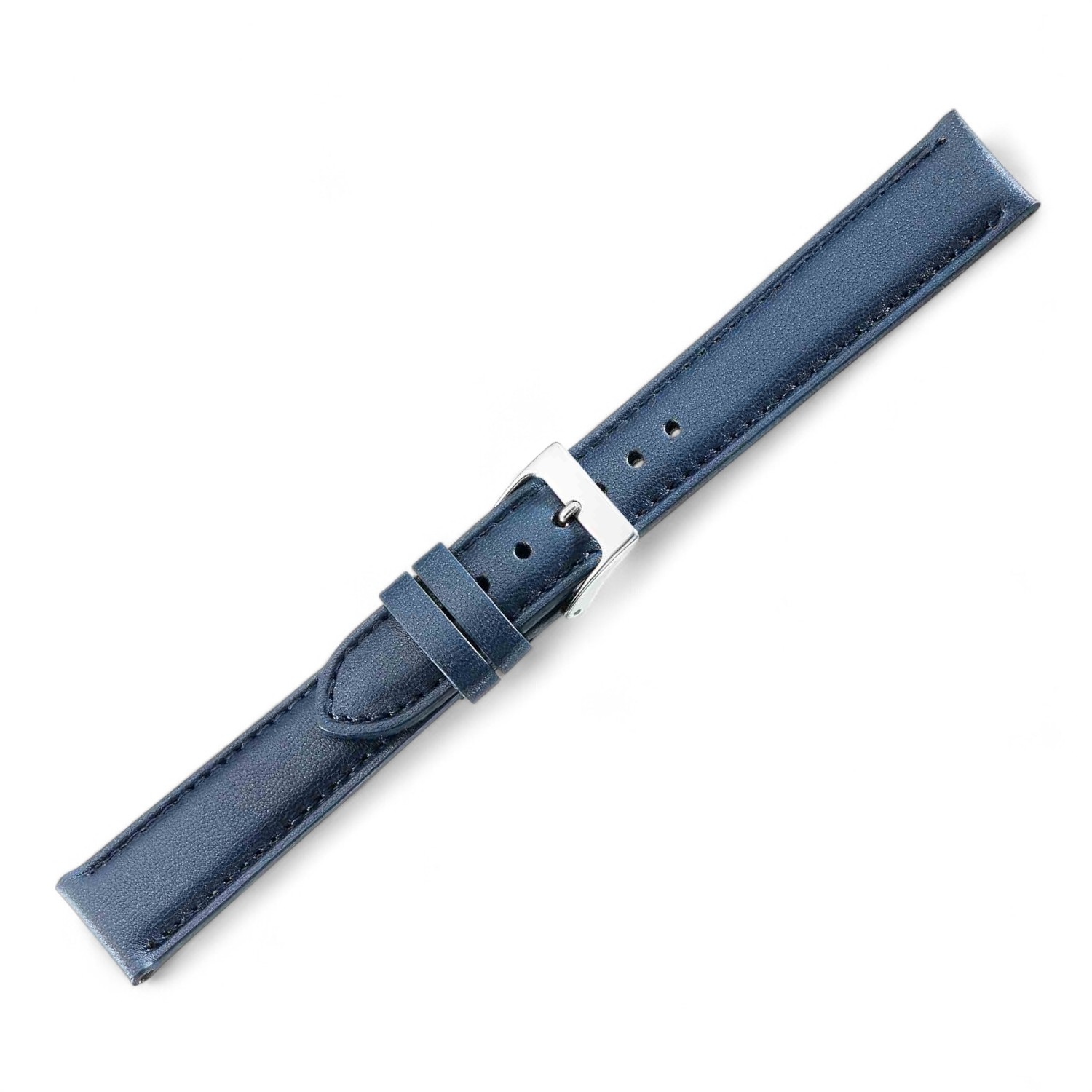 Italo-Vegan Uhrenarmband 20mm blau aus recyceltem Kunststoff & Kork für Herren und Damen von Schmidt