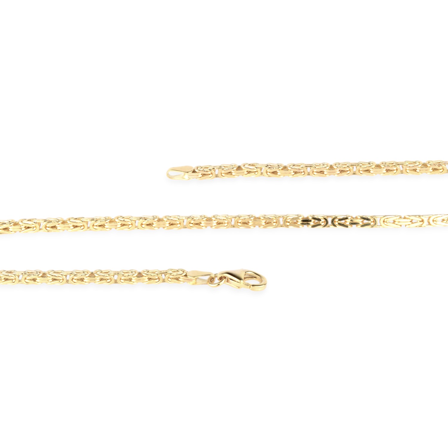 Schmidt Königskette Gold 585, 2,6mm, 45cm, goldfarben, für Damen und Herren