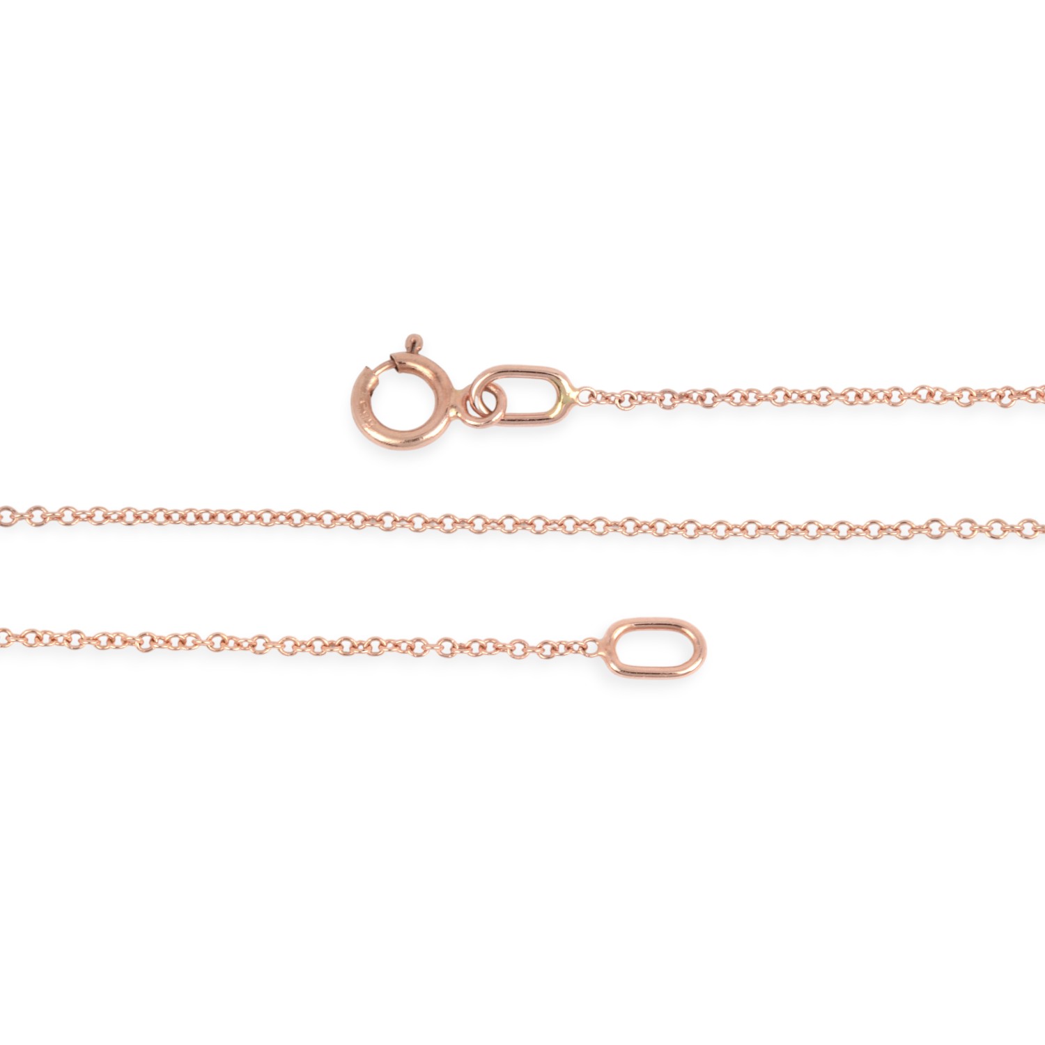 Blush Rotgoldene Kette 585er Gold für Damen, 45cm lang, elegantes Schmuckstück in Roségold