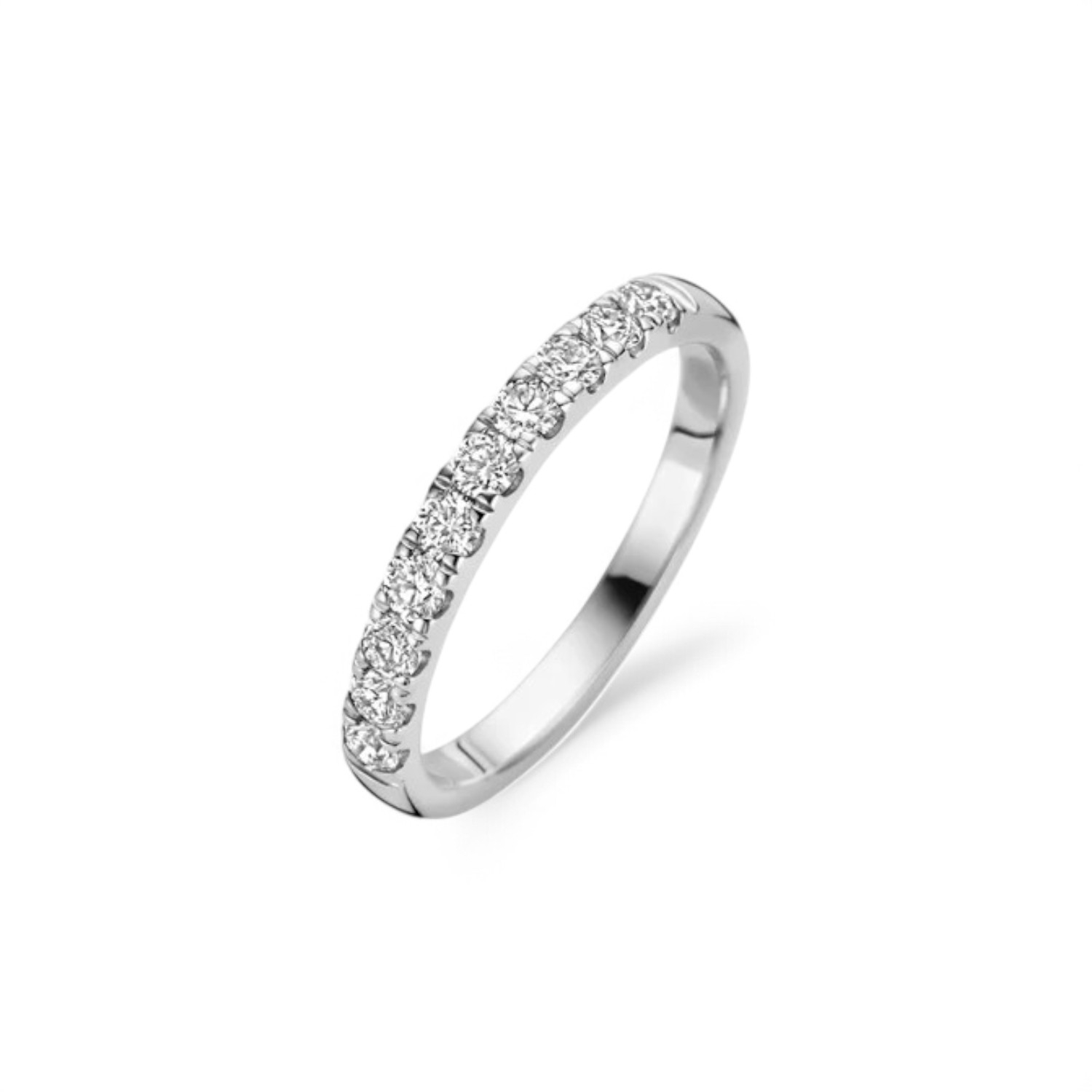 Blush Labor Diamant Ring 585 Gold, 0.48ct SI Brillant, 10 Steine, Größe 54