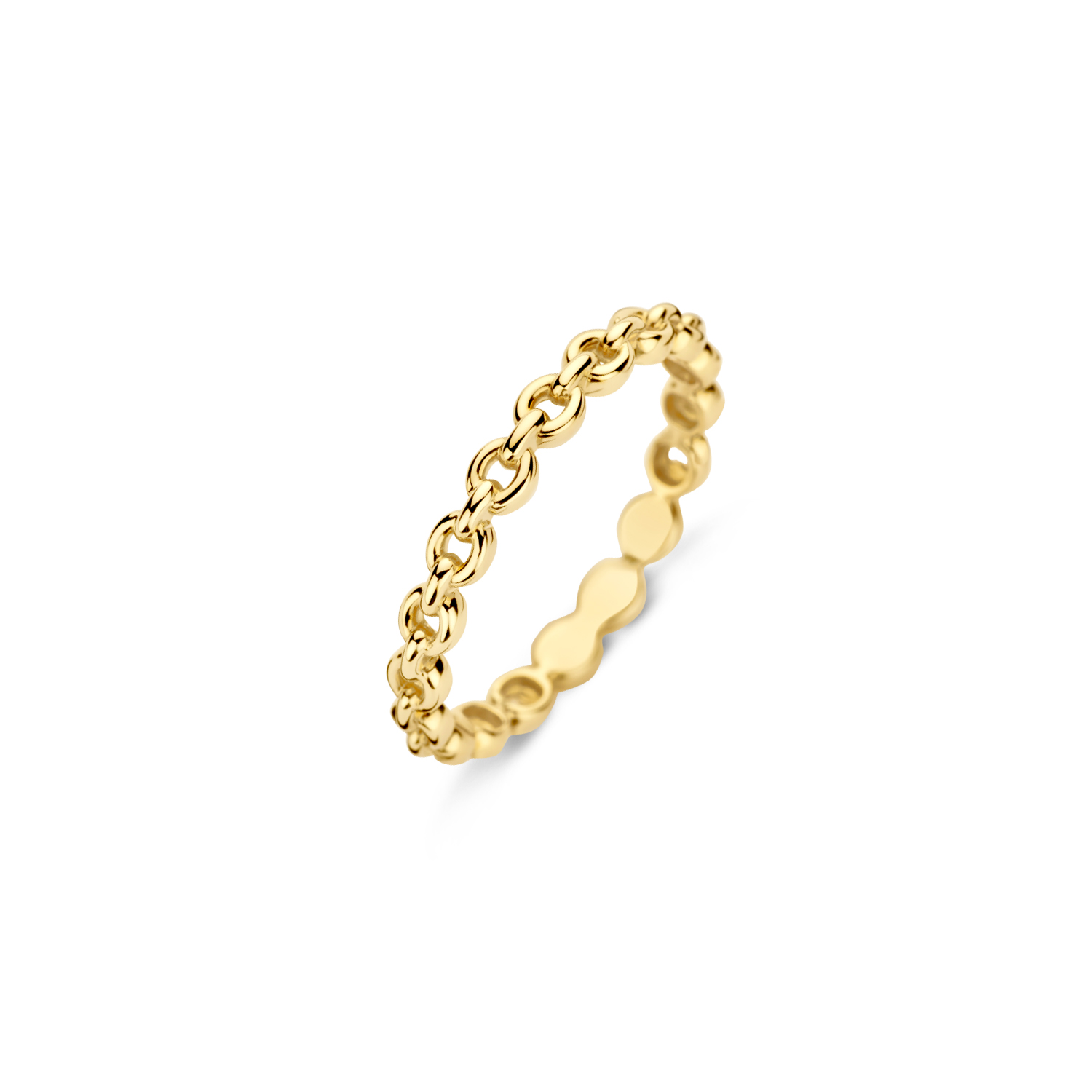 Blush Damenring Gelbgold 585, 2,7mm breit, Ringgröße 56, eleganter Goldschmuck für jeden Anlass