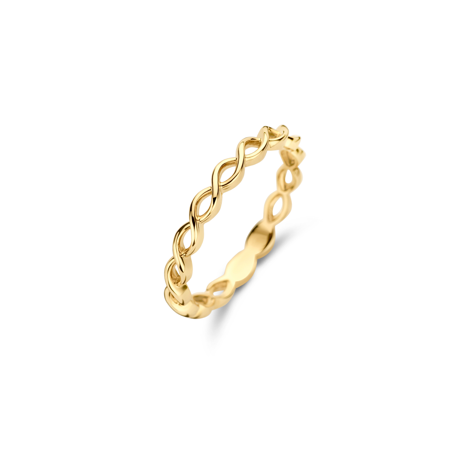 Blush Damenring Gelbgold 585, 2,6mm breit, Ringgröße 56, eleganter Goldschmuck für jeden Anlass