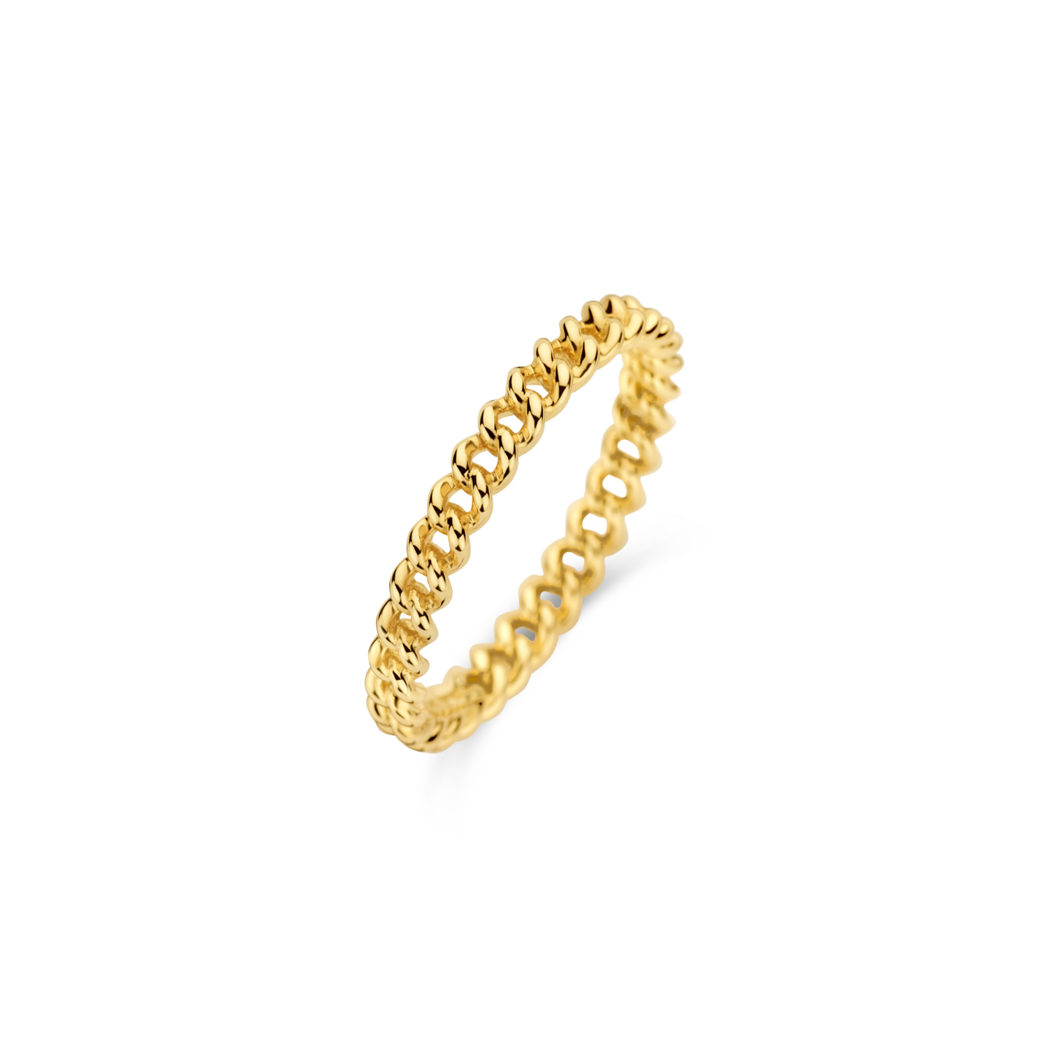 Blush Damenring aus 585 Gelbgold, 2,5 mm breit, Ringgröße 54, eleganter Schmuck für jeden Anlass