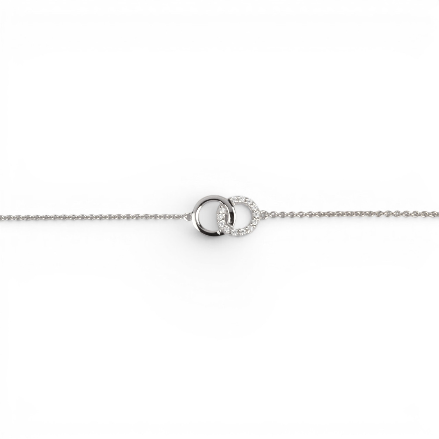 Schmidt Damen Armband aus 925 Silber mit Zirkonia, silberfarben, 6,6mm, für 15-19cm Handgelenk