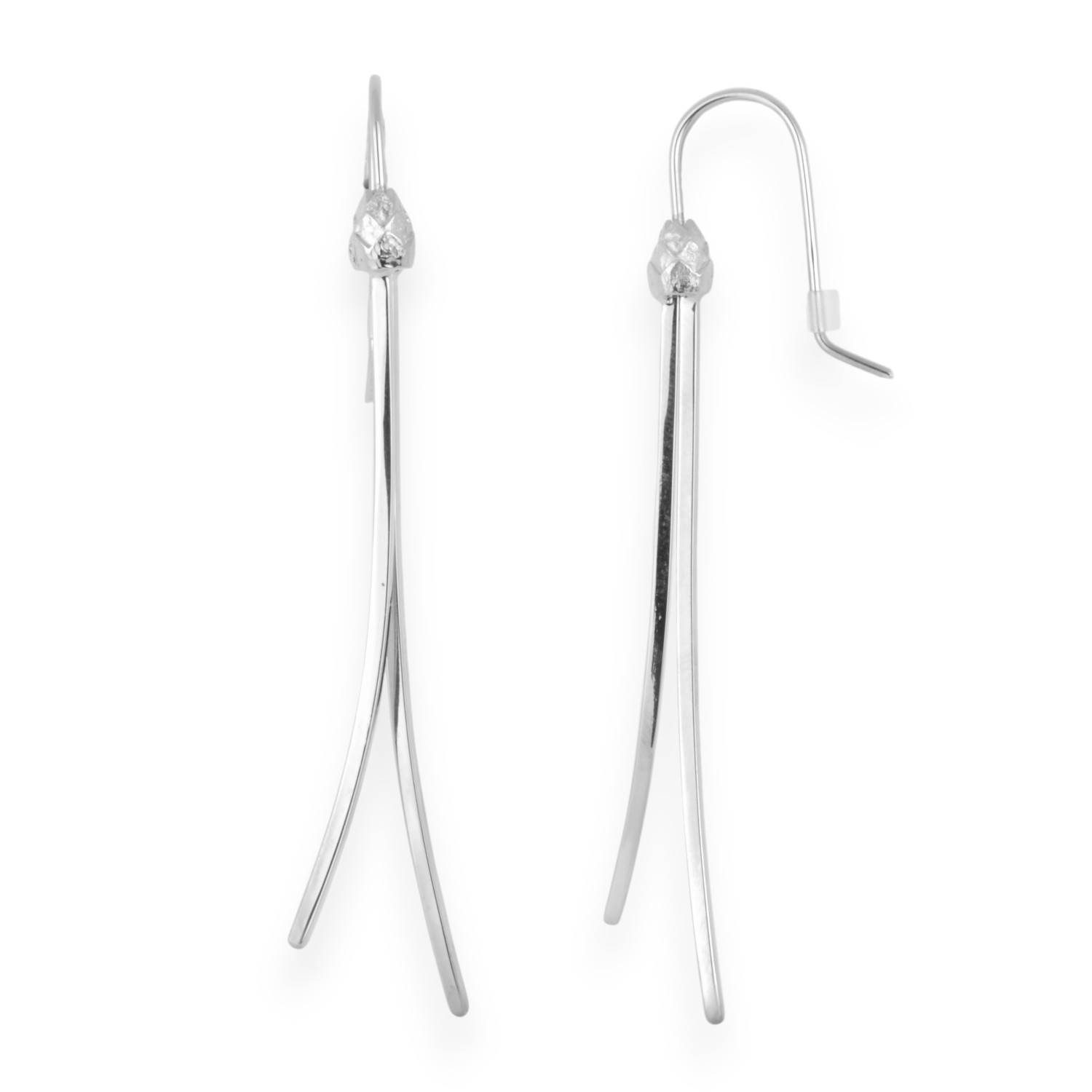 noën Ohrringe 2-er Damen Silber rhodiniert, ca. 6,5mm Ohrschmuck in elegantem Design