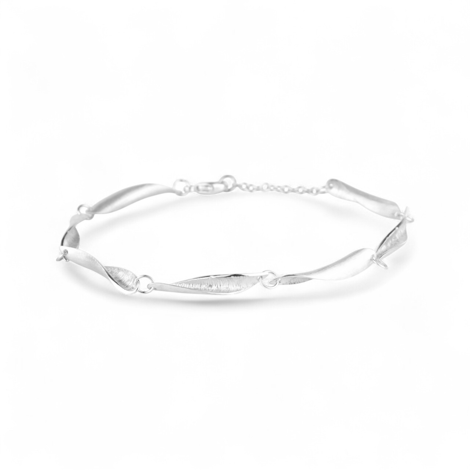 Olivia Armband von noën für Damen, 925 Silber, 19cm, silberfarben, eleganter Armschmuck