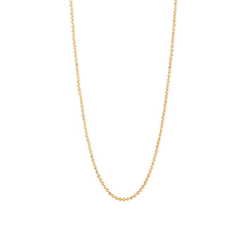 FREY WILLE Diamantierte Vergoldete Kugelkette für Damen, Silber 925, 68cm, Gold