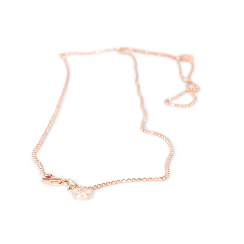FREY WILLE Damen Kugelkette 68cm, 925 Silber roségold-vergoldet