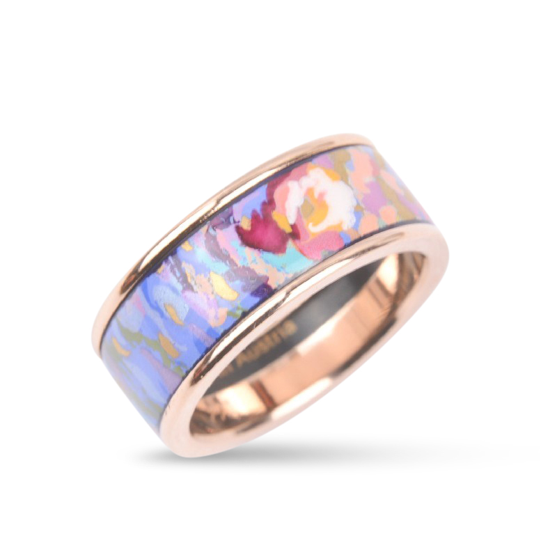 FREY WILLE Ring Miss Hommage à Claude Monet, Roségold, Größe 16.5