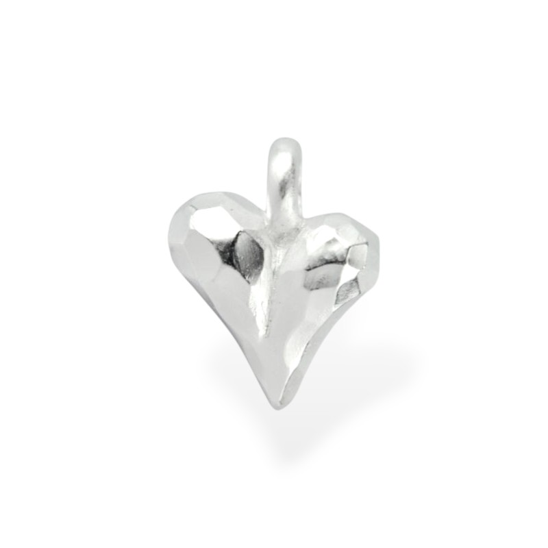 Drachenfels Heartbreaker Herz Anhänger, 925 Silber, 18*14mm, für Damen