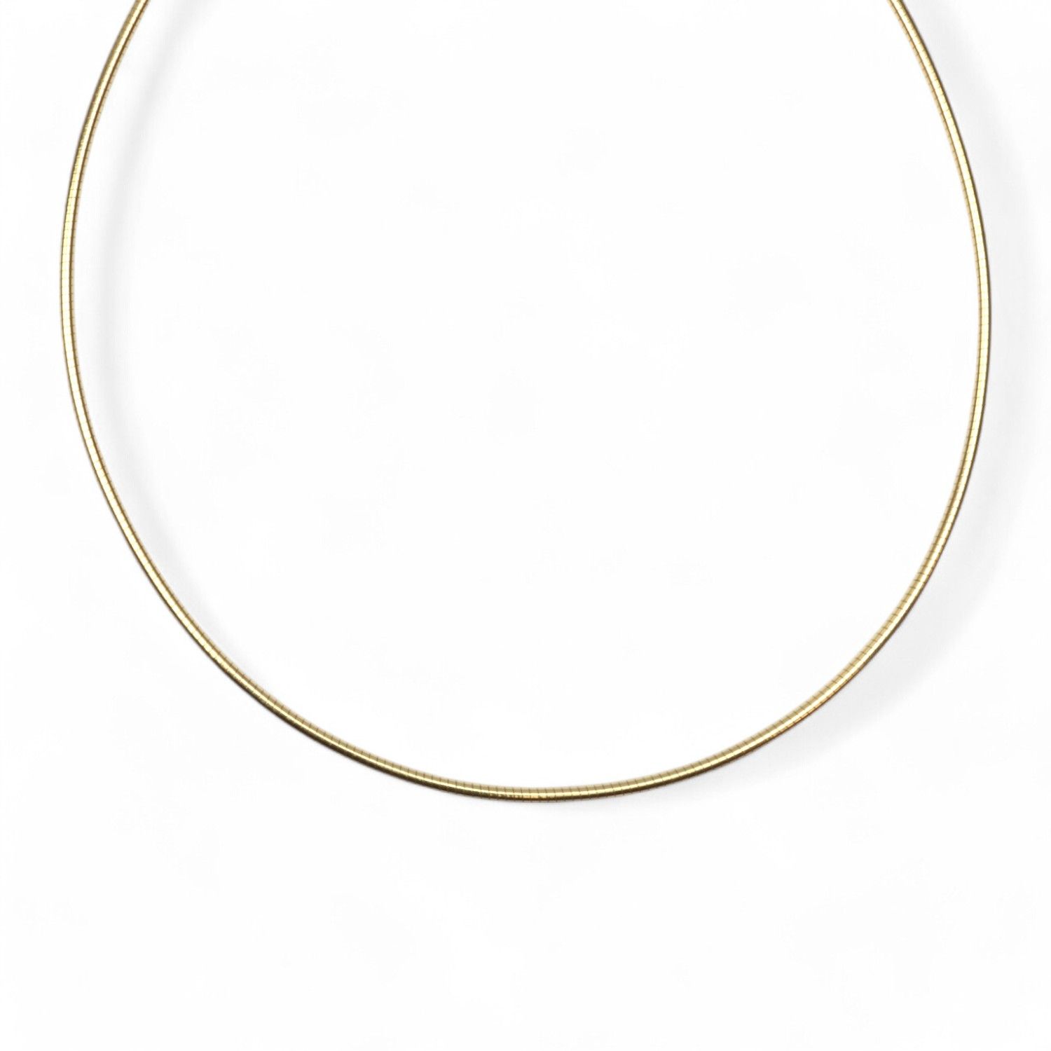 Schmidt Halsreif Damen 45cm goldfarben 925 Silber vergoldet, 1,9mm Kette für eleganten Schmuckstil