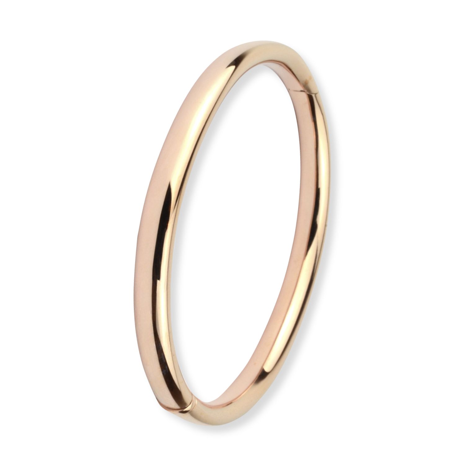 Schmidt Armreif Damen 585 Rotgold schlicht gewölbt 6mm breit Ø 6,0 x 4,9 cm