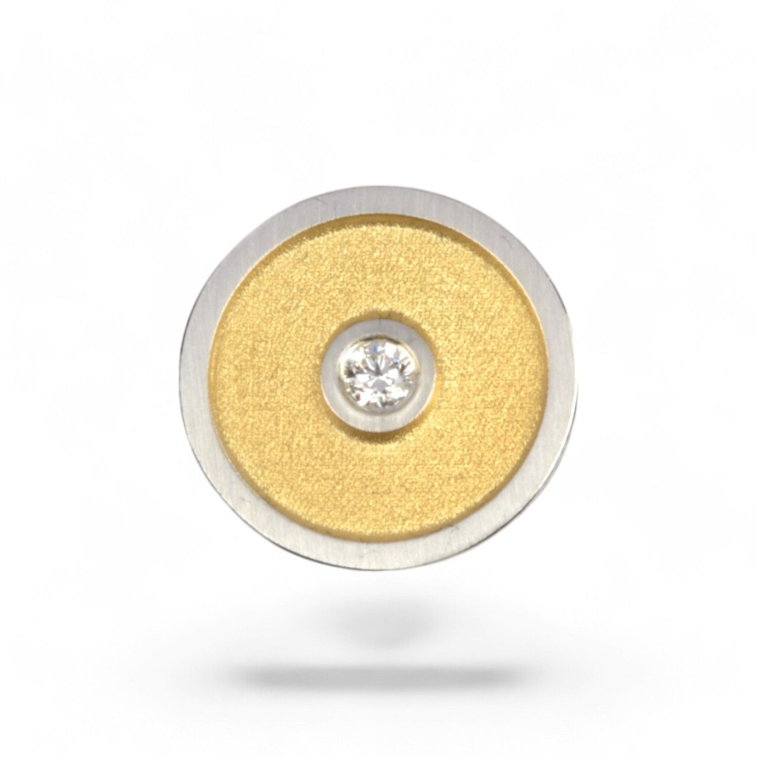 Unicoes WANDELBAR Schmuckelement, Gelbgold-vergoldetes Silber, Brillant, Damen
